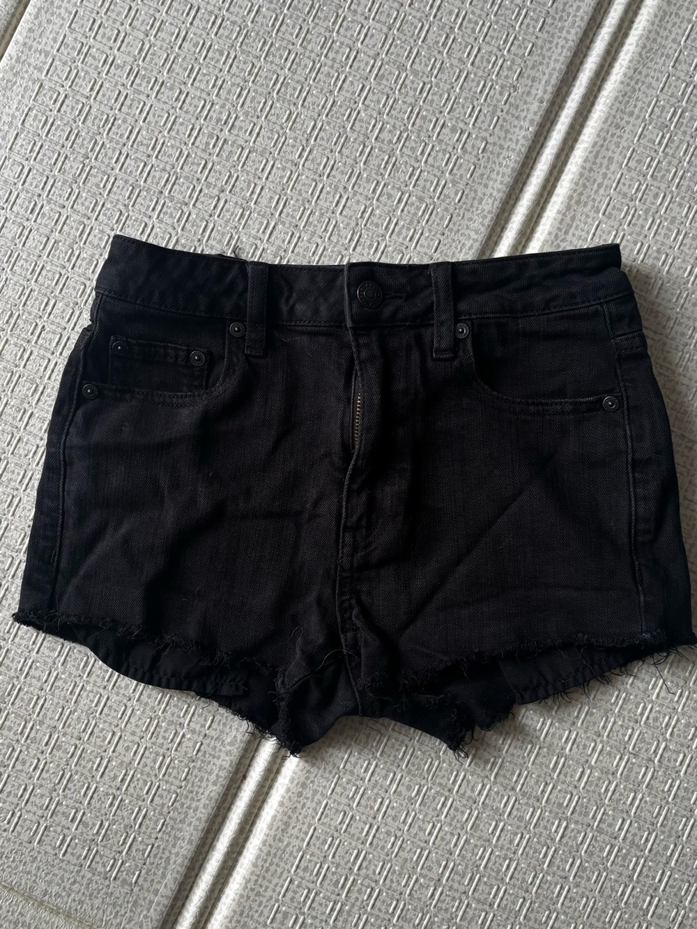 Talula Black Denim Cutoff Shorts